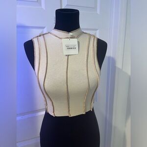Crop top back tie